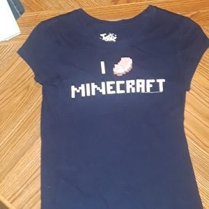 Blue Minecraft Shirt